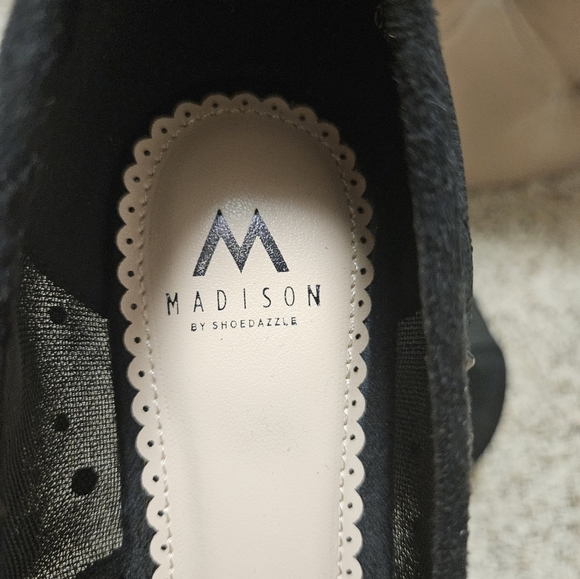 Madison Embellished Black Stilettos NWOB - Picture 10 of 10